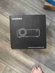 New! Panseba Projector With Screen. Fixed Price $35.00.