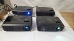 Lot Of 4 Optoma Daexsgl Hdmi 3200 Lumens Projectors, Look, Read. Fixed Price $399.95.