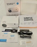 Acrojoy Truvity 600W 1080P Projector Wifi, 5G Connection & 120 Screen. Fixed Price $104.50.