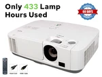Nec P401W 3LCD Projector 4000 Lumens 1080I Hdmi - Only 433 Lamp Hours Used!. Fixed Price $163.72.
