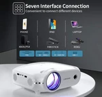 Crenova Mini PROJECTOR,1080P Supported Outdoor Movie 4500 Lux, 200. Fixed Price $65.00.