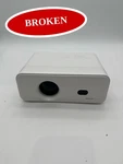 (broken) Dragon Touch Mini Projector Fhd 1080P 5G Wifi Bluetooth 12000L White. Fixed Price $14.24.