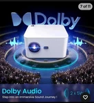 Built-in App Smart Projector And Fresnel 85% Alr Screen Daylight 1.8.... Fixed Price $156.54.
