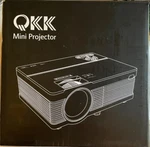 Qkk Mini 5500 Portable Lcd Projector, 100" Screen Included. Fixed Price $49.99.