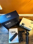 Qkk QK-01 Mini Projector Portable Video Home Theater Led/lcd Hdmi Usb White. Fixed Price $20.00.