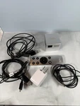 RIF6 Cube Portable Dlp Projector RF00040 Silver With Remote & Accessories. Fixed Price $60.00.