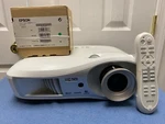 Epson EMP-TW550 Projector Hdmi Powerlite Cinema & Spare Lamp ELPLP35 Remote. Fixed Price $33.00.