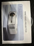Vizony DP04 Mini Projector White Portable Lcd Video Open Box. Fixed Price $29.99.