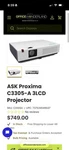 Ask Proxima C3305-A Lcd Projector 3100 Lumens Xga W/ Remote Cables Tested. Fixed Price $59.99.