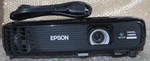 Epson H722A Portable 3LCD Projector (1920X1200) 3200 Lumens 2123 Lamp Hrs. Fixed Price $136.00.