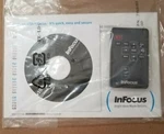 Infocus IN100-SERIES Digital Projector Remote, Cd, & Manual. Fixed Price $30.00.