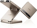 Aurzen Zip Tri-fold Dlp Pocket Sized Mini Projector Titanium Gold. Fixed Price $329.99.