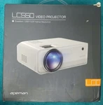 Projector Apeman LC5500 Video 4000 Lumen 1080P Supported Led Open Box. Fixed Price $145.00.