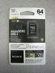 Sony 64G Micro Xavc 4K Ultra Best Sd Card For Hdr X1000VR Action Cam. Fixed Price $99.93.