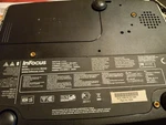 Infocus W240 2000:1 1700 Ansi Lumens Dlp Video Projector W/lamp *no Remote*. Fixed Price $100.00.