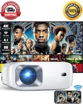 4K Support With Wifi And Bluetooth, Portable Mini Projectors For Outd. Fixed Price $120.00.