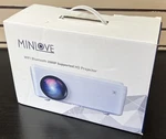 Minlove PJ-118 Wifi Bluetooth 1080P Supported Hd Projector- White. Fixed Price $79.99.
