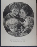 Christmas Morning Girls With Victorian Dolls Antique Engraving Art Print 1880. Fixed Price $34.99.