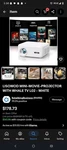 Lisowod L02 Mini Movie Projector Whale Tv Desktop White Mpn. Fixed Price $100.00.