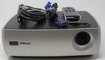Infocus Dlp Multimedia Projector IN26 W260 1700 Lumens, Vga +, W/remote 1170 Hrs. Fixed Price $49.99.