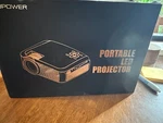 Dbpower T22 Portable Led Video Projector, Black. Fixed Price $30.00.