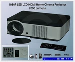 Hdmi 1080P Led Lcd Home Cinema Theater Projector 2000 Lumens (new Box). Fixed Price $79.00.
