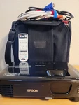 Epson EX5210 Lcd Projector 3 With Remote, All Cords And Carrying Case. Fixed Price $95.00.
