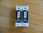 2030 Genuine Lot Epson 552 Ecotank Black Ink Bottles ET-8500/8550 Factory Seal. Fixed Price $42.00.