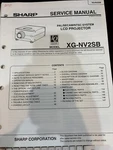 Orig. Sharp XG-NV2SB XGNV2SB Lcd Projector Repair & Service Manual *original*. Fixed Price $29.99.