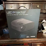 Goodee Led Projector Tft Lcd 1920X1080 Hdmi Usb Av 16:9 Black. Fixed Price $100.00.