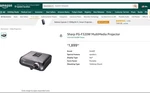 Sharp PG-F320W Projector Wxga Conference Room. Fixed Price $325.00.