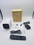 Sainyer White Q100 Ultra High Dynamic Range Mini Projector. Fixed Price $34.99.