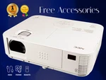 Nec M323W Dlp Projector For Video Conferencing 3200 Lumens Full Hd 3D W/bundle. Fixed Price $136.42.