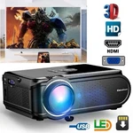 Excelvan Led 3D Hd Desktop Projector Black Usb Vga Sd Card Av Audio Output. Fixed Price $50.00.