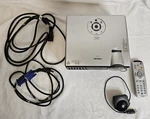 Toshiba TDP-T9 Portable Vga Projector With Cables Untested. Fixed Price $21.00.