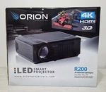 Orion 4K Hdmi 3D R200 Led Smart Projector. Retails For $5000. Open Box. Fixed Price $1750.00.