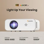 Hunkstar P3S 4K BEAMER,1080P,1000ANSI Home Theater Projectors,tv Video. Fixed Price $149.99.