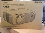 Yowhick 1080P Am Lcd Video Projector DP03 - New In Box. Fixed Price $100.00.