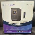 Nib Vankyo Performance H500R Native 1080P Portable Projector Fullhd 5G Wifi Roku. Fixed Price $99.95.