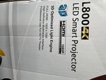 Luminar Led 4K Smart Projector - Brand New Multimedia 3D Opt Light Engine. Fixed Price $400.00.
