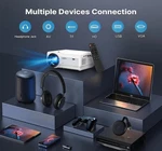 Sunys Mini Projector With Wifi And Bluetooth, 12000L Native 1080P Hd. Fixed Price $105.49.