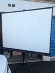 Bomaker GC355 Wifi Wireless Led Projector + Large Theatre Screen - Open Box!. Fixed Price $150.00.