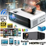 4K 1080P Led Bluetooth Wifi Projector Theater Cinema Multimedia Hdmi Usb Vga. Fixed Price $103.48.