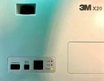 3M Portable 3LCD Projector Xga 1024X768 Px 2000 Lumens - No Remote Tested. Fixed Price $40.00.