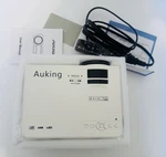 Auking Mini Projector Model NO:M8-F Usb Av Laptop Smartphone Power Cable Only. Fixed Price $34.88.