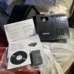 Infocus IN104 Black Texas Instruments Projector W/carrying Bag New T104. Fixed Price $85.00.