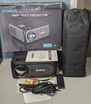 Wimius 1080P Portable Video Projector - Model K8 Black Preowned! Tested!. Fixed Price $125.96.