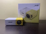 Artlii Mini Led Video Projector 1080 Pixels Box Bundle. Fixed Price $25.00.