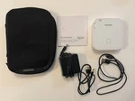 Brookstone 975362 Projector Dlp With Case, Power Adapter And Cords. Fixed Price $75.00.