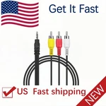 3.5MM Av Rca Audio Video Cable For Unic UC28+ Mini Projector. Fixed Price $8.98.